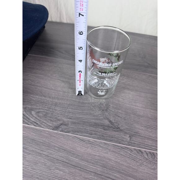 Vtg Burger Chef Glass Bald Eagle 1978 Collectors Endangered Species Tumbler - Picture 5 of 14